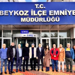 Beykoz’un yeni emniyet müdürü yerel basınla tanıştı