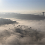Yılın ilk gününde Beykoz’u sis kapladı
